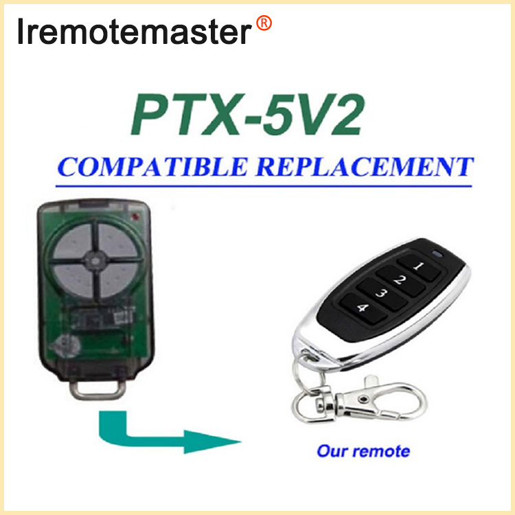 For PTX5V2 PTX-5 Garasjeport fjernkontroll 433,92MHz